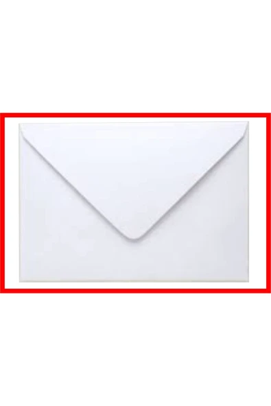 Umur Düğün Atkı Zarfı, Mektup Zarfı,para Zarfı,beyaz 1.hamur Davetiye Zarfı 114x162mm (3 PAKET) 300 Adet - Resim 2