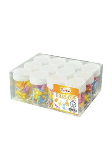 Ticon Pastel Boncuk Yıldız Pastel Renkler - 1