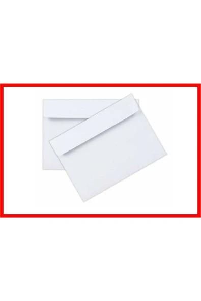 Umur Düğün Atkı Zarfı,mektup Zarfı, Para Zarfı, Beyaz 1. Hamur Davetiye Zarfı 114x162mm(1 PAKET) 100 Adet - Resim 5