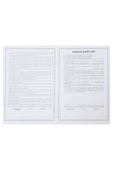 Gürpaş Kira Kontratı 100'Lü Paket - 2