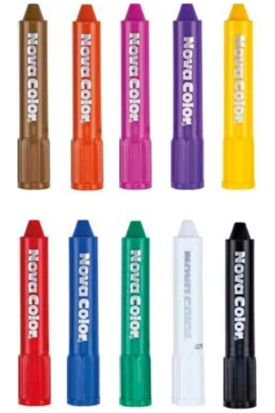 Nova Color Yüz Boyası Seti 6 Adet Farklı Renk - 1