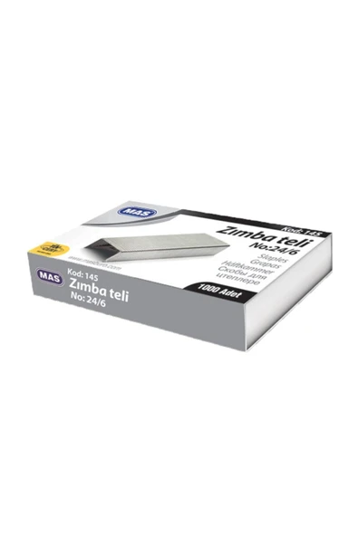 Mas Zımba Makinesi Ve 2000 Tane Tel Ofis Zımba Makinesi Tel Bükmez Paslanmaz Avantajlı Set No-756 - Resim 3