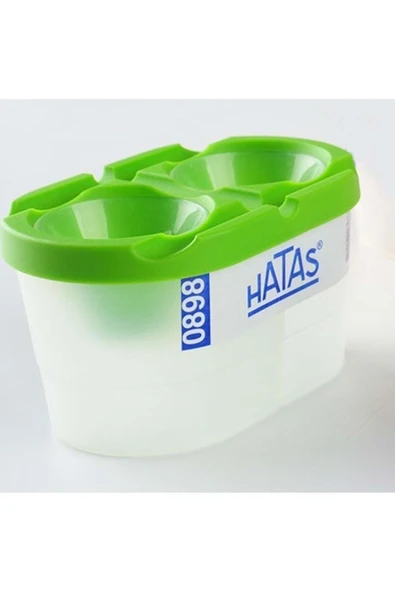 HATAS Fırça Temizleme Kabı Çiftli Kapaklı Plastik S.k - 1