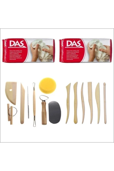 DASHENG Das Seramik Hamuru Ve Başlangıç Seti, Ebeşuar Seti H.s ürün görseli 1