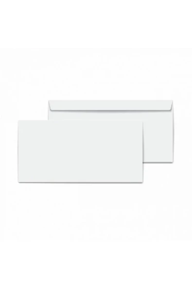 Oyal Zarf Diplomat 105x240mm. 110gr. Beyaz Silikonlu 500'lü ürün görseli 1