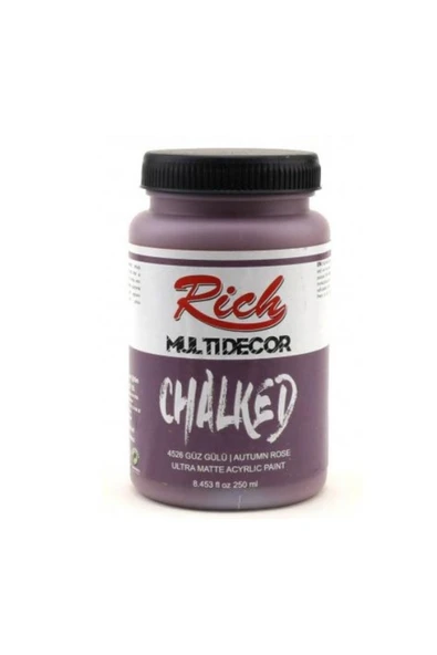 Rich Multi Decor Chalked Akrilik 250ml N:4526 Güz Gülü ürün görseli 1