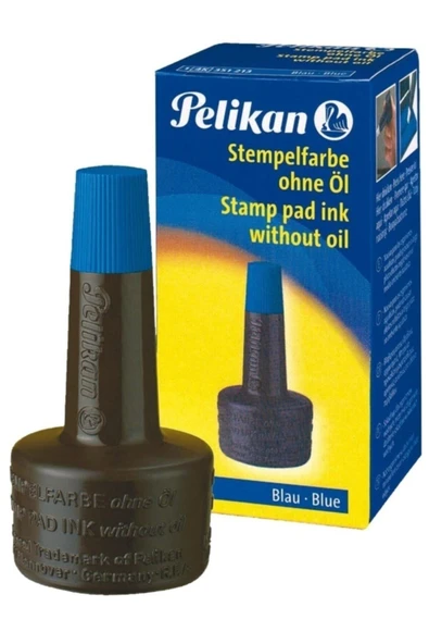 Pelikan Mavi Stampa Mürekkebi 30 Cc Istampa 1 Adet - 1