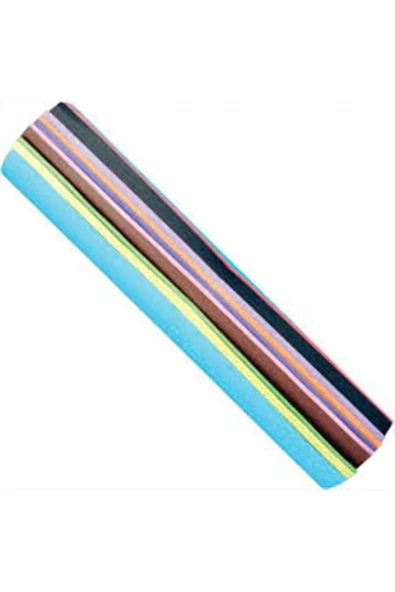 SİM Fon Kartonu 48x64 Cm 10'lu Rulo Karışık Renk 10 Renk 10 Adet - 1