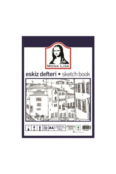 Südor Eskiz Defteri (Sketch Book) A4 120 G 50 Yp / BN05-4 - 1
