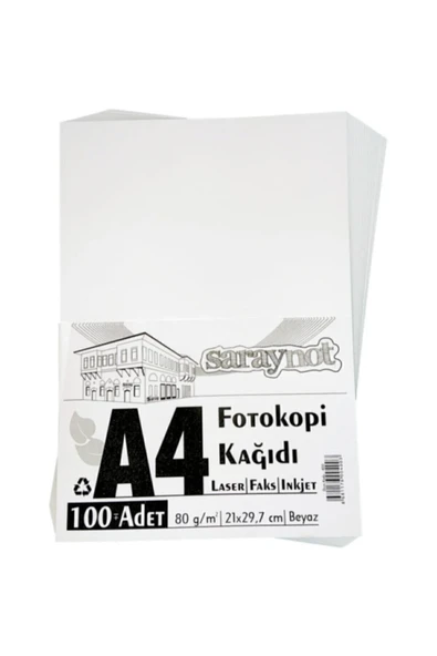saraynot A4 Fotokopi Kağıdı 100lü ürün görseli 1