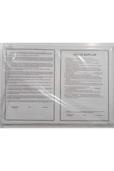 Nalbantaki Kira Kontratı 100 Lü - Resim 3