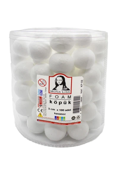 Südor Kp-03 Strafor Köpük Top 3 cm 100 Adet ürün görseli 1