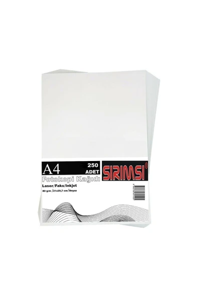 saraynot A4 Kağıt 250'li Paket 80gr No:425 - 1