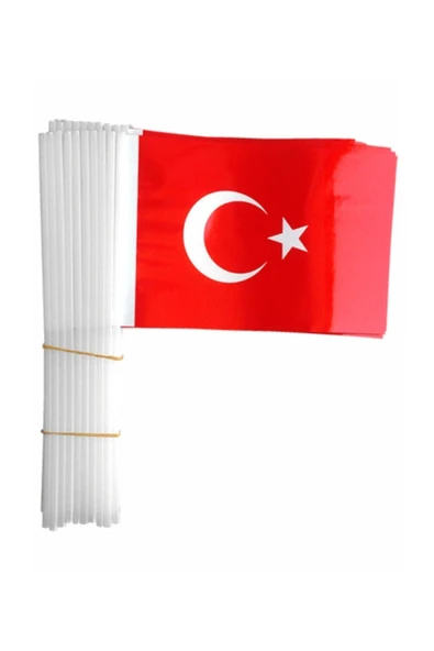 Vatan Sopalı Battal Boy Türk Bayrağı 50 Li - Resim 2