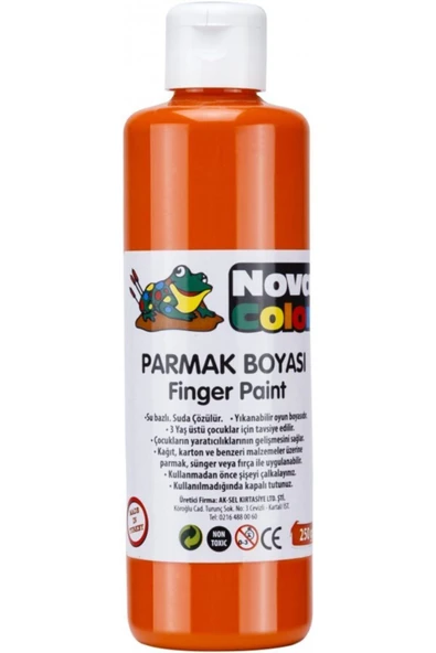Nova Color Parmak Boyası Turuncu 250 gr Nc-449 ürün görseli 1