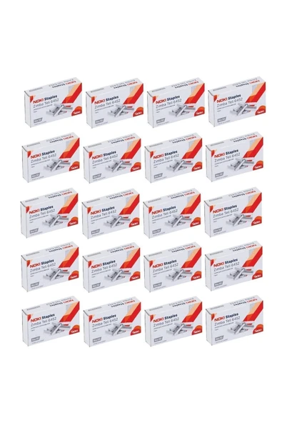 Noki Küçük Beyaz Zımba Teli No:10 1000'li X 20 Paket ürün görseli 1