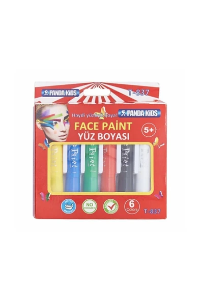 Panda Yüz Boyası 6 Renk - Kids ürün görseli 1