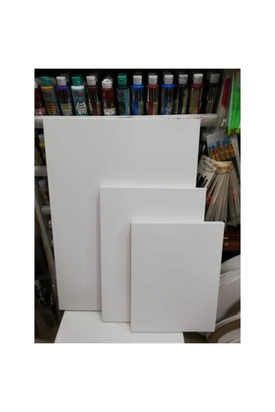 Öykü Beyaz Tuval 20x20 cm - 1
