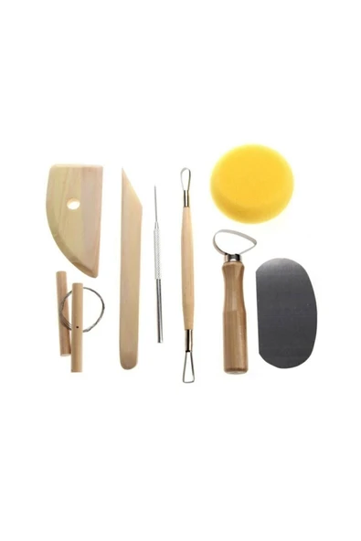 CRAFT HOBİ Seramik Başlangıç Seti 8 Parça - 1