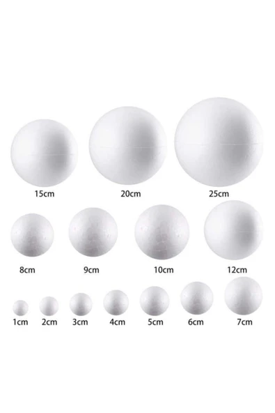 Vagon 6902 Strafor Köpük Top 5 Cm - 10'lu Paket - 3