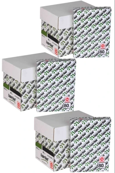 Copier bond Copier Bond A4 80 Gr/m² Fotokopi Kağıdı 3 Paket 1500 Adet - Resim 7