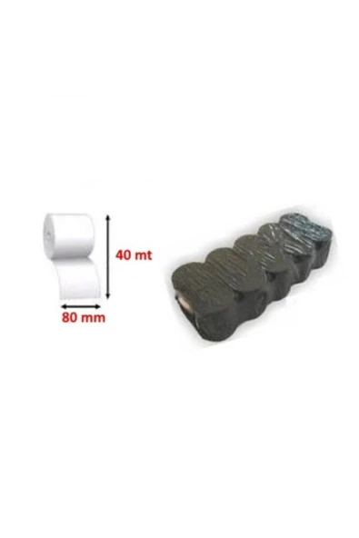 Umur Termal Rulo 80 Mm X 40 Mt (1 PAKET 10'LU)tekno, Adisyon Fişi, Kağıt - 3