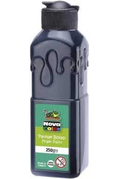 Nova Color Parmak Boyası 250gr Siyah ürün görseli 1