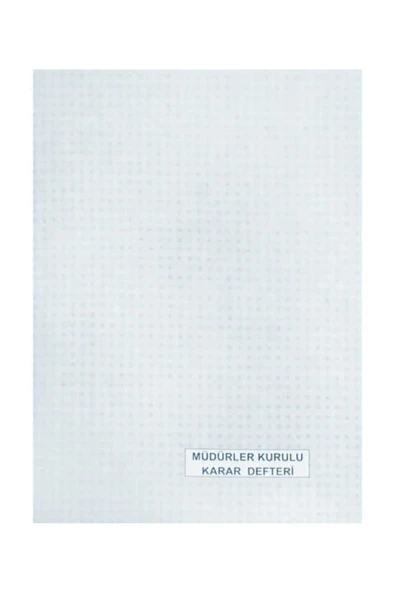 Dilman Müdür Karar Defteri Numaralı - 2