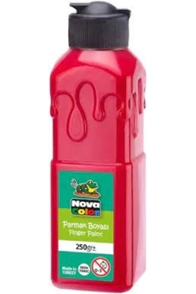 Nova Color Parmak Boyası 250gr Kırmızı ürün görseli 1
