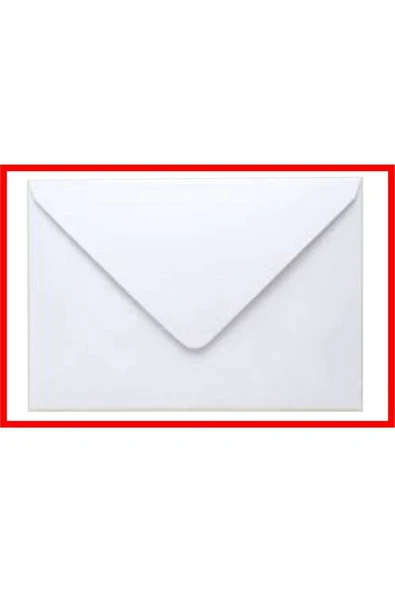 Umur Düğün Atkı Zarfı,mektup Zarfı, Para Zarfı, Beyaz 1. Hamur Davetiye Zarfı 114x162mm(1 PAKET) 100 Adet - Resim 2