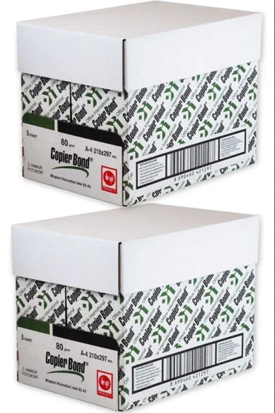 Copier bond Copier Bond A4 80 Gr/m² Fotokopi Kağıdı 3 Paket 1500 Adet - Resim 4