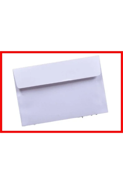 Umur Düğün Atkı Zarfı, Mektup Zarfı,para Zarfı,beyaz 1.hamur Davetiye Zarfı 114x162mm (3 PAKET) 300 Adet - Resim 3