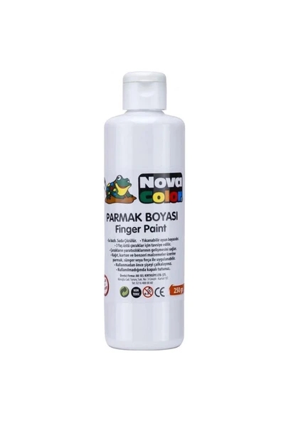 Nova Color Nc-446 Parmak Boyası 250 gr Beyaz ürün görseli 1