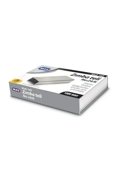 Mas Zımba Teli 24/6 Beyaz 1000'li Kutu | 145 - Resim 2