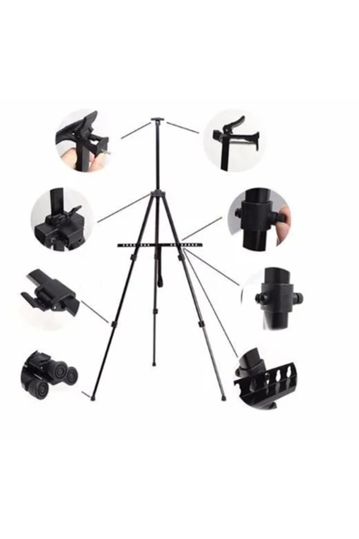 Yuenbi Metal Şövale Tripod Çantalı - 2