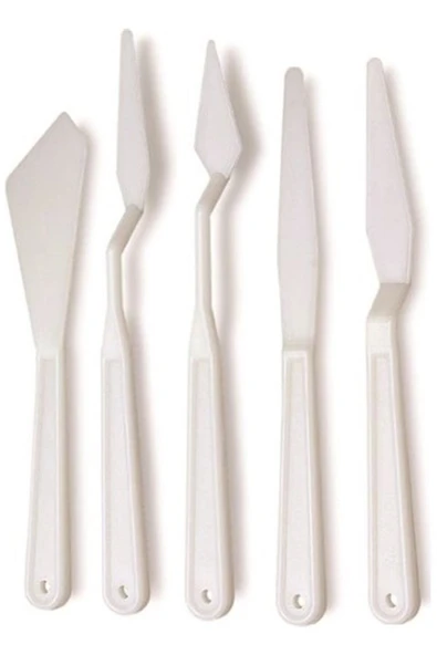 Rich 5 Li Plastik Spatula Set (modelaj Set- Spatül Set) - 1