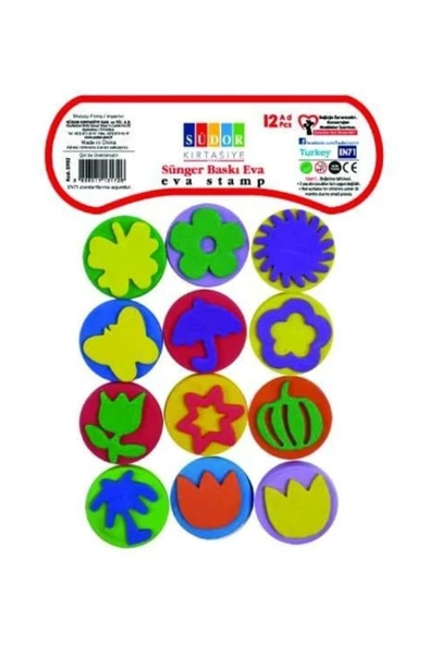 Südor Eva Sünger Baskı 12'li ürün görseli 1