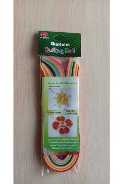 Elif İş Eğitimi Quilling Seti, Kağıt Katlama, Kıvırma Sanatı, Iş Eğitimi Seti Ince - 1