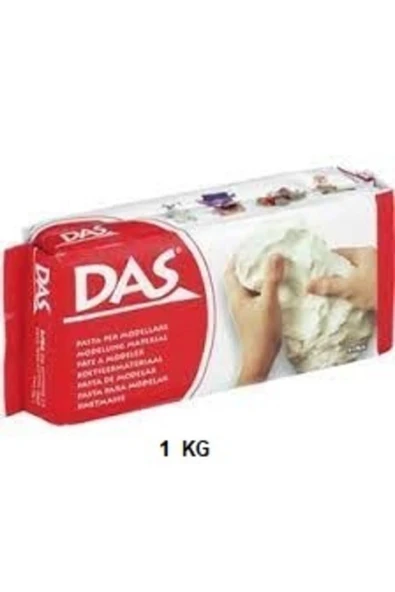 Das Kil Model Hamuru Hava Ile Kuruyan Seramik Porselen Hamuru Doğal 1 Kg Beyaz ürün görseli 1