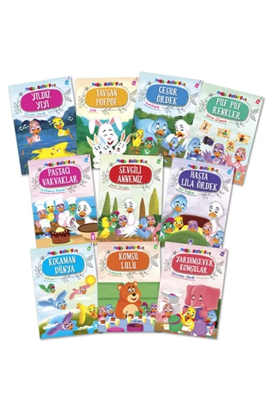 Timaş Çocuk Mini Masallar 4 Set -10 Kitap Takım ürün görseli 1