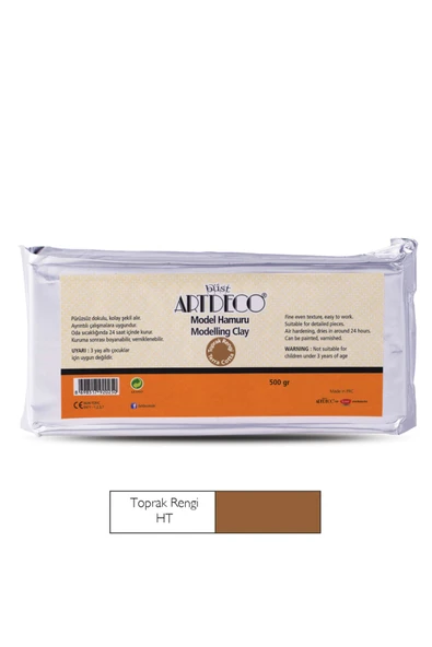 Artdeco Model Hamuru 500 gr. Toprak Rengi ürün görseli 1