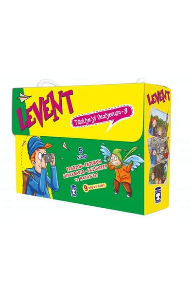 Timaş Çocuk Levent Türkiye’yi Geziyorum 3 - 5 Kitap Set Takım ürün görseli 1