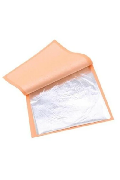 Rich Imitasyon Yaprak Varak Gümüş 16x16 cm - 25 Yaprak - 2