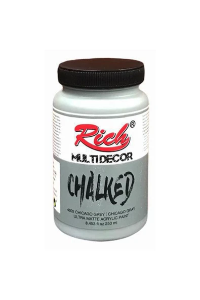Rich Multi Decor Chalked 250ml - Chicago Grey 4602 ürün görseli 1
