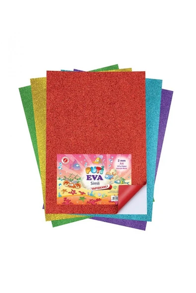 Puti Yapışkanlı Simli Eva Eva 10 Renk Set / 1147 ürün görseli 1