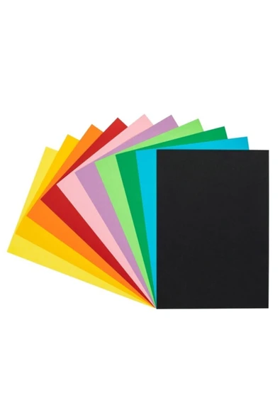 Bigpoint Fon Kartonu A4 120 gram Karışık 10 Renk - 1