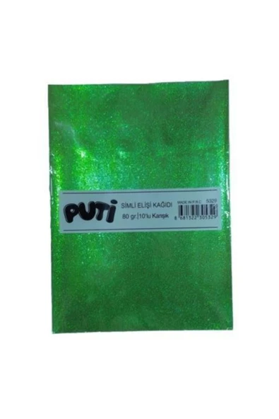 Puti A4 Simli Elişi Kağıdı 10 Renk 80 Gr ürün görseli 1