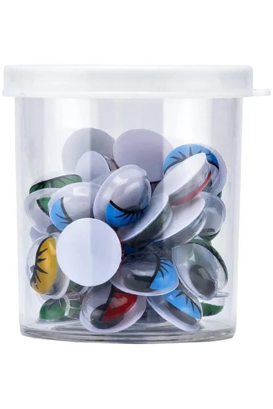 Brons Oynar Göz 12 Mm Renkli 40 Li Kutu (BR-686) 106266 - 1