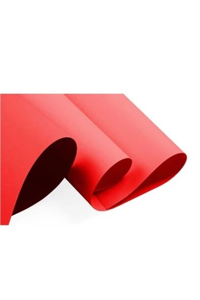 Kika Fon Kartonu. 50x70 Cm. Kırmızı. 10 Adet. ürün görseli 1