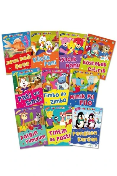 Timaş Yayınları Okul Öncesi Mini Masallar Serisi 3. Set (10 Kitap) - 1